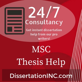 Msc dissertation or thesis