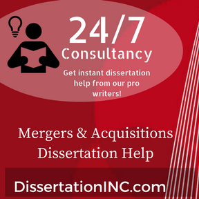 Masters dissertation services mergers and acquisitions