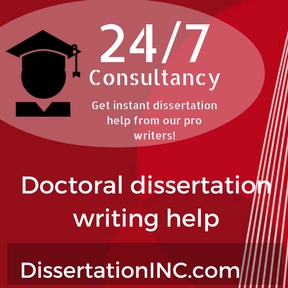 phd dissertation writing help